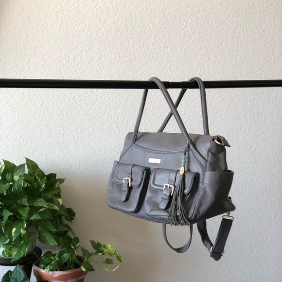 Lily Jade - Elizabeth - leather diaper bag